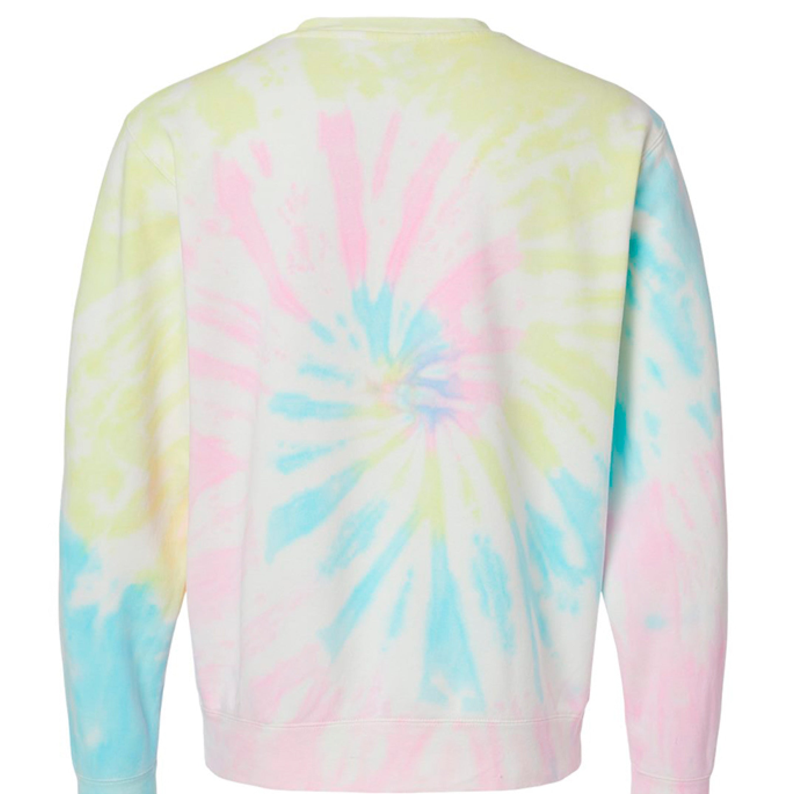 Tie Dye Sunset Swirl - BACK